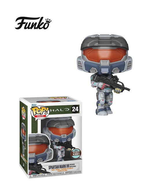 Funko Pop! (Halo) Spartan Mark VII #24 (With BR75 Battle Riffle) (Funko Speciality Series)