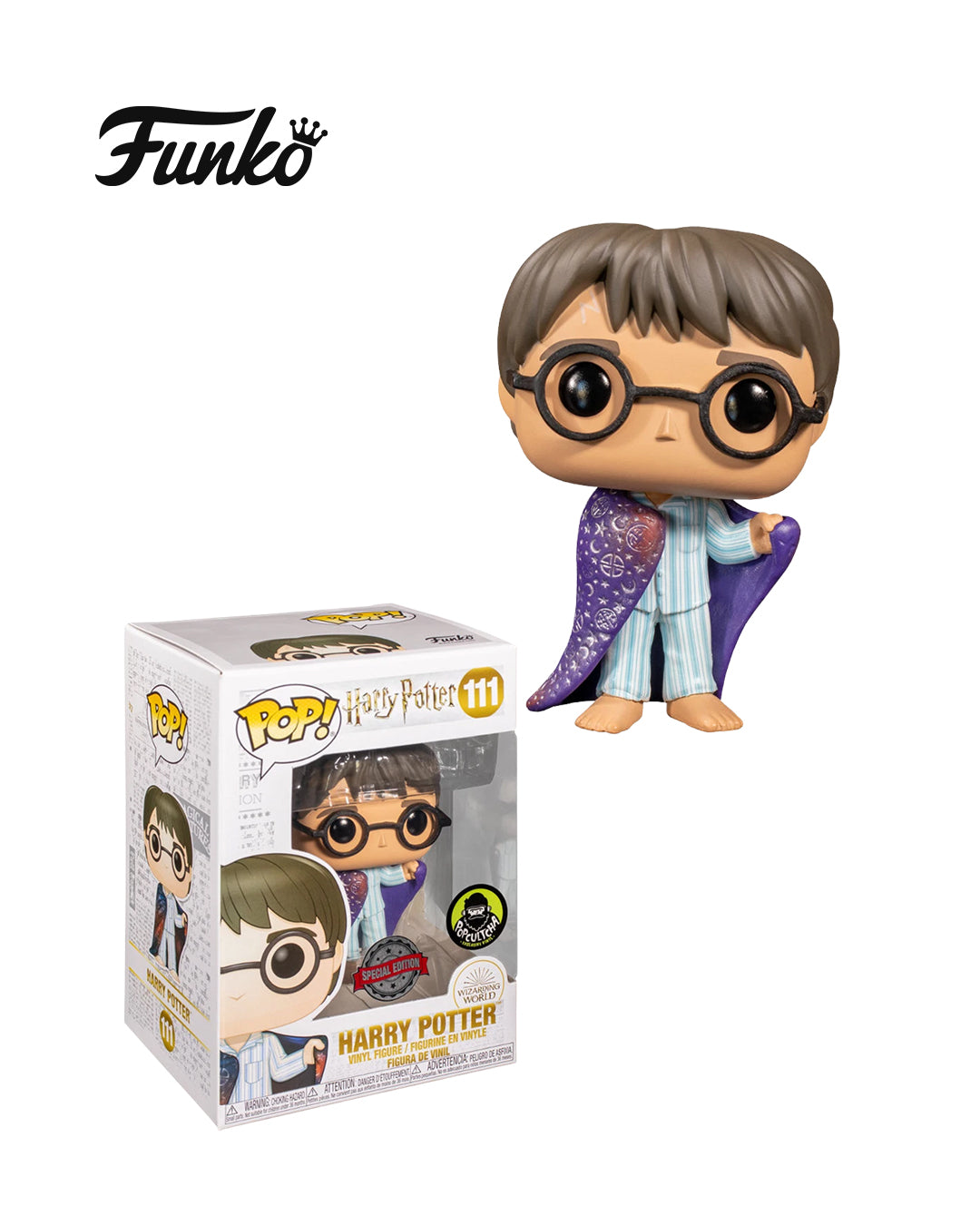 Funko Pop Harry Potter 111 Special Edition Popcultcha en caja original, figura exclusiva para coleccionistas y fanáticos de la saga mágica. Disponible en figuraschile.cl