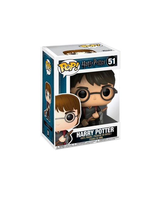 Funko Pop Harry Potter 51 en caja original, figura coleccionable del joven mago Harry Potter para fanáticos de la saga. Disponible en figuraschile.cl