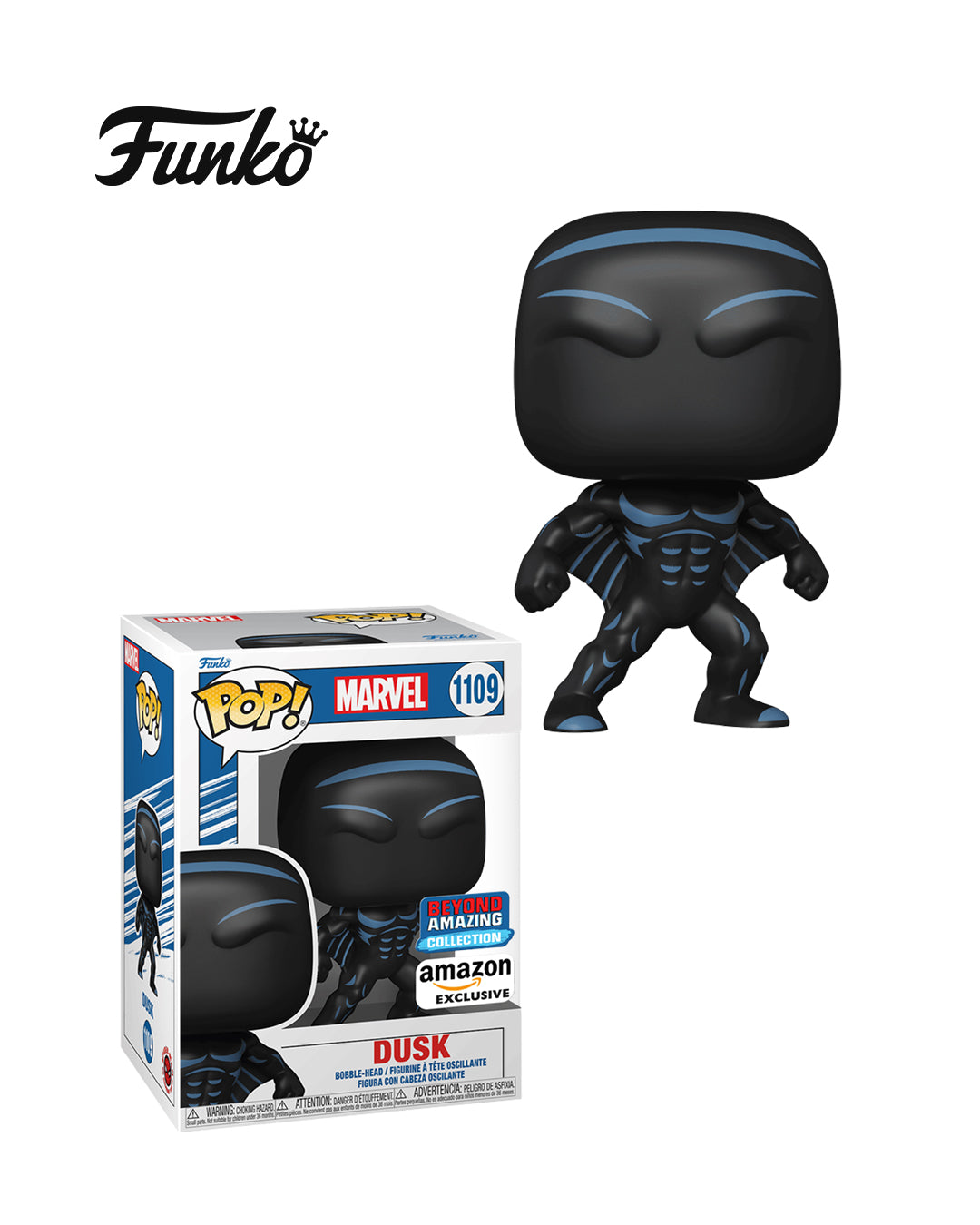 Funko Pop Marvel 1109 Dusk Beyond Amazing Collection, figura coleccionable exclusiva Amazon, disponible en figuraschile.cl
