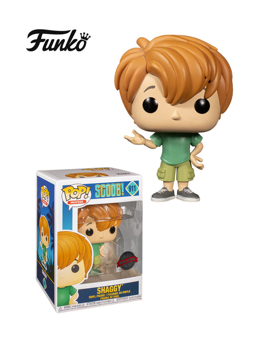 Funko Pop Movies Scoob 911 Shaggy Special Edition en caja original, figura coleccionable exclusiva para fans de Shaggy y el universo Scooby-Doo. Disponible en figuraschile.cl