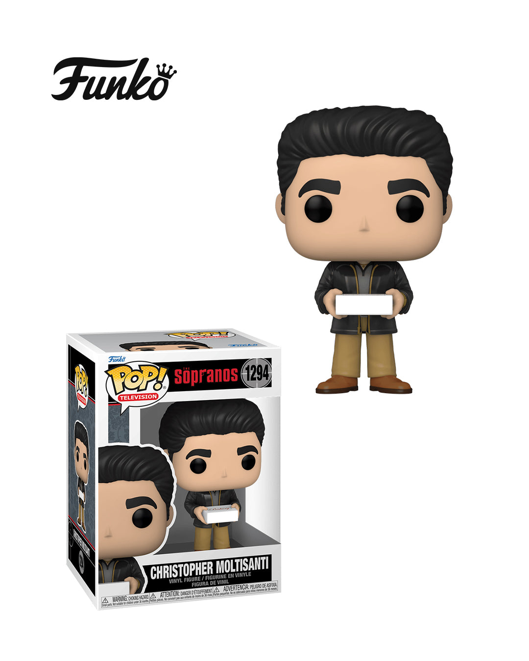 Figura Funko Pop! The Sopranos Christopher Moltisanti en caja, personaje de la famosa serie The Sopranos, edición coleccionable disponible en Figuras Chile.