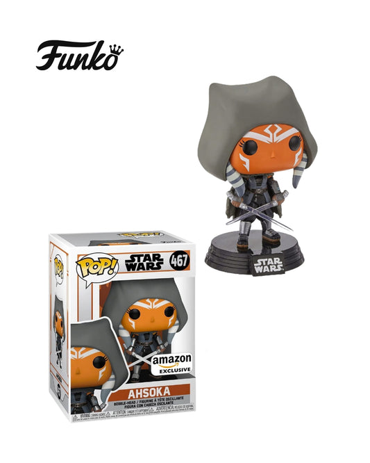 Figura Funko Pop #467 exclusiva de Amazon de Ahsoka de Star Wars en caja original coleccionable disponible en figuraschile.cl