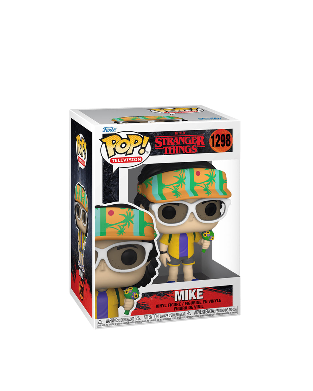 Funko Pop! Television Stranger Things Mike #1298 — figura coleccionable del personaje Mike Wheeler de la serie original de Netflix Stranger Things. Disponible en figuraschile.cl