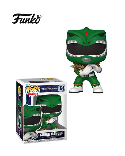 Funko Pop Television Power Rangers 1376 en caja original, figura coleccionable ideal para fans de la clásica serie Power Rangers. Disponible en figuraschile.cl