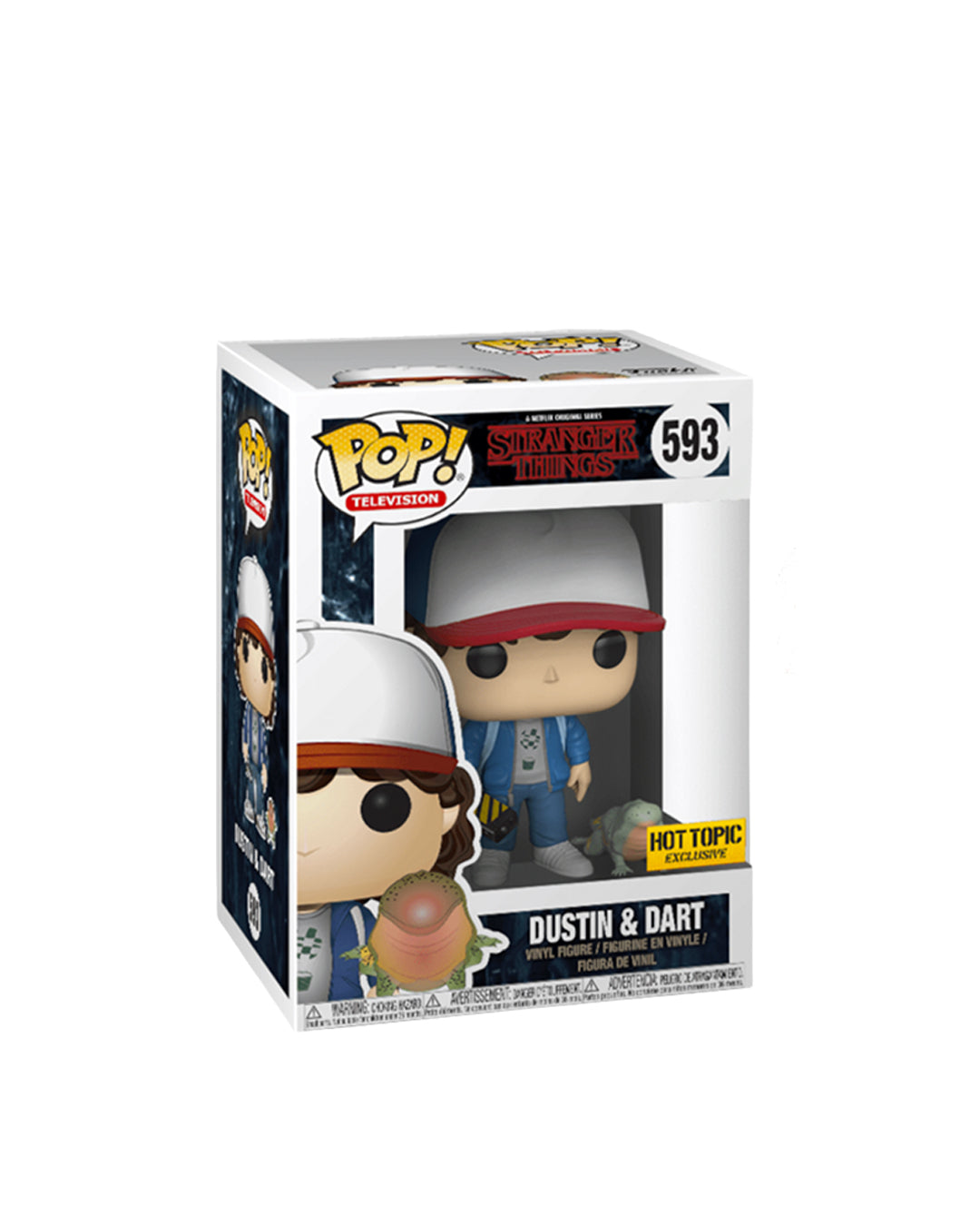Funko Pop Television Stranger Things 593 en caja original, figura coleccionable basada en la popular serie de Netflix, ideal para fans y coleccionistas. Disponible en figuraschile.cl
