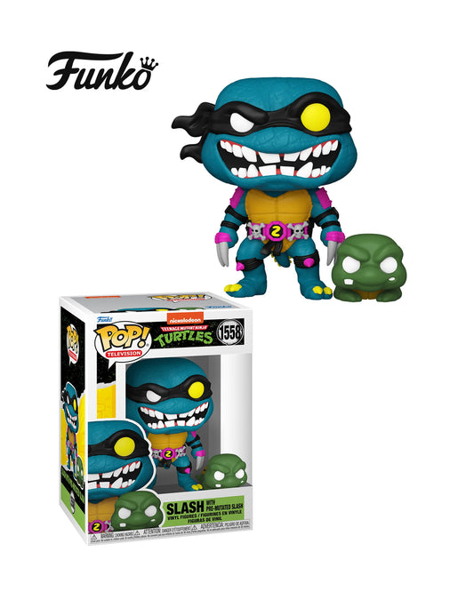 Funko Pop! (Teenage Mutant Ninja Turtles) Slash With Pre-Mutated Slash #1558