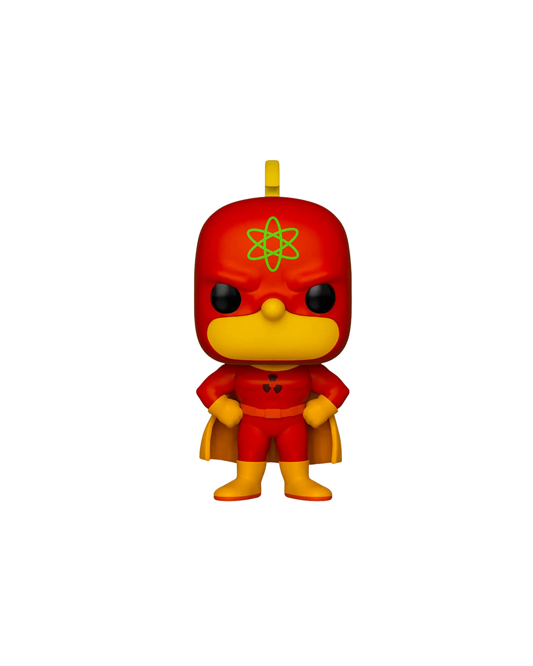 Figura Funko Pop #496 de Radioactive Man de Los Simpson con traje de superhéroe en caja coleccionable disponible en figuraschile.cl