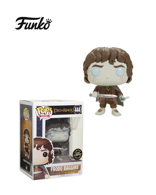 Figura Funko Pop The Lord of the Rings Frodo Baggins 444 – diseño detallado del valiente hobbit, ideal para coleccionistas de El Señor de los Anillos; disponible en figuraschile.com
