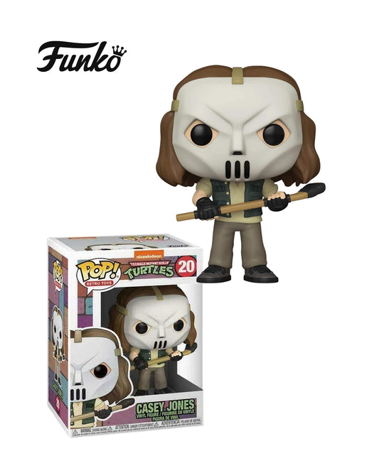 Funko Pop Teenage Mutant Ninja Turtles #20 Casey Jones, figura de vinilo coleccionable con detalles fieles al personaje de la serie animada, en caja original, ideal para fans y coleccionistas de TMNT — disponible en figuraschile.cl