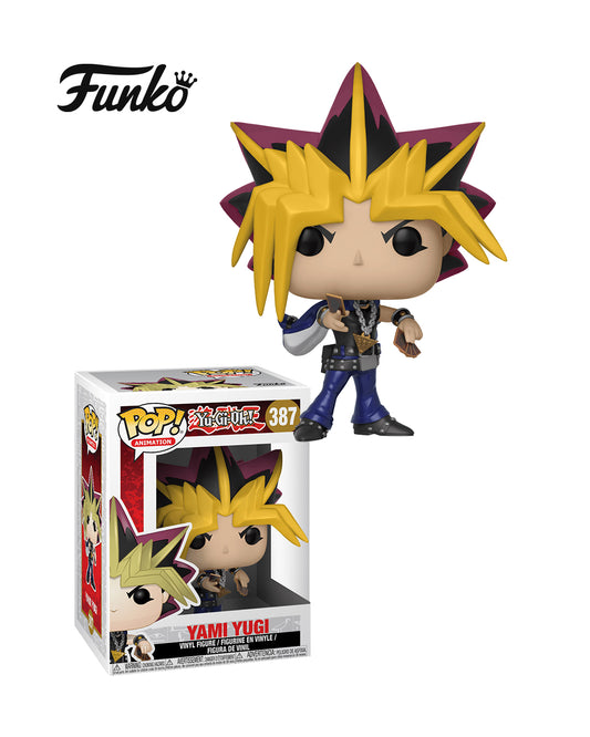 Funko Pop Yu-Gi-Oh! Yami Yugi 387 en caja original, figura coleccionable del Rey de los Juegos ideal para fanáticos del anime Yu-Gi-Oh!. Disponible en figuraschile.cl