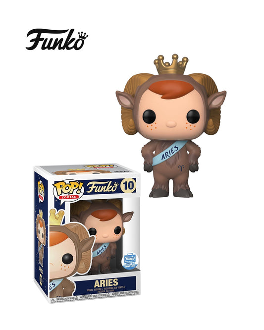 Funko Pop Zodiac #10 Aries, edición limitada Funko, figura de vinilo coleccionable con diseño especial, en caja original, ideal para fans del zodiaco y coleccionistas — disponible en figuraschile.cl