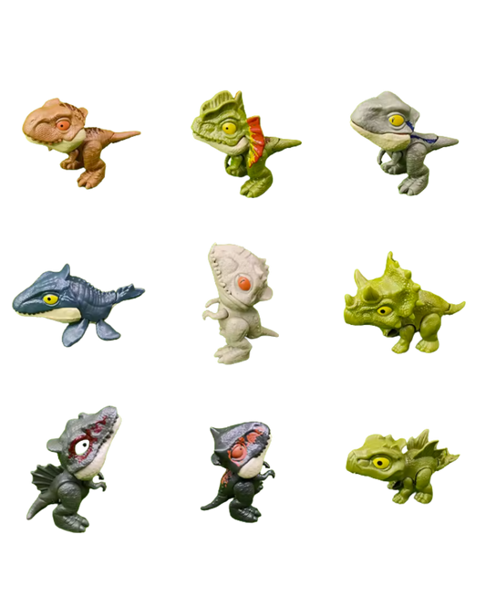 Dinosaurios muerde dedos genéricos, figuras de juguete para niños, disponibles en figuraschile.cl