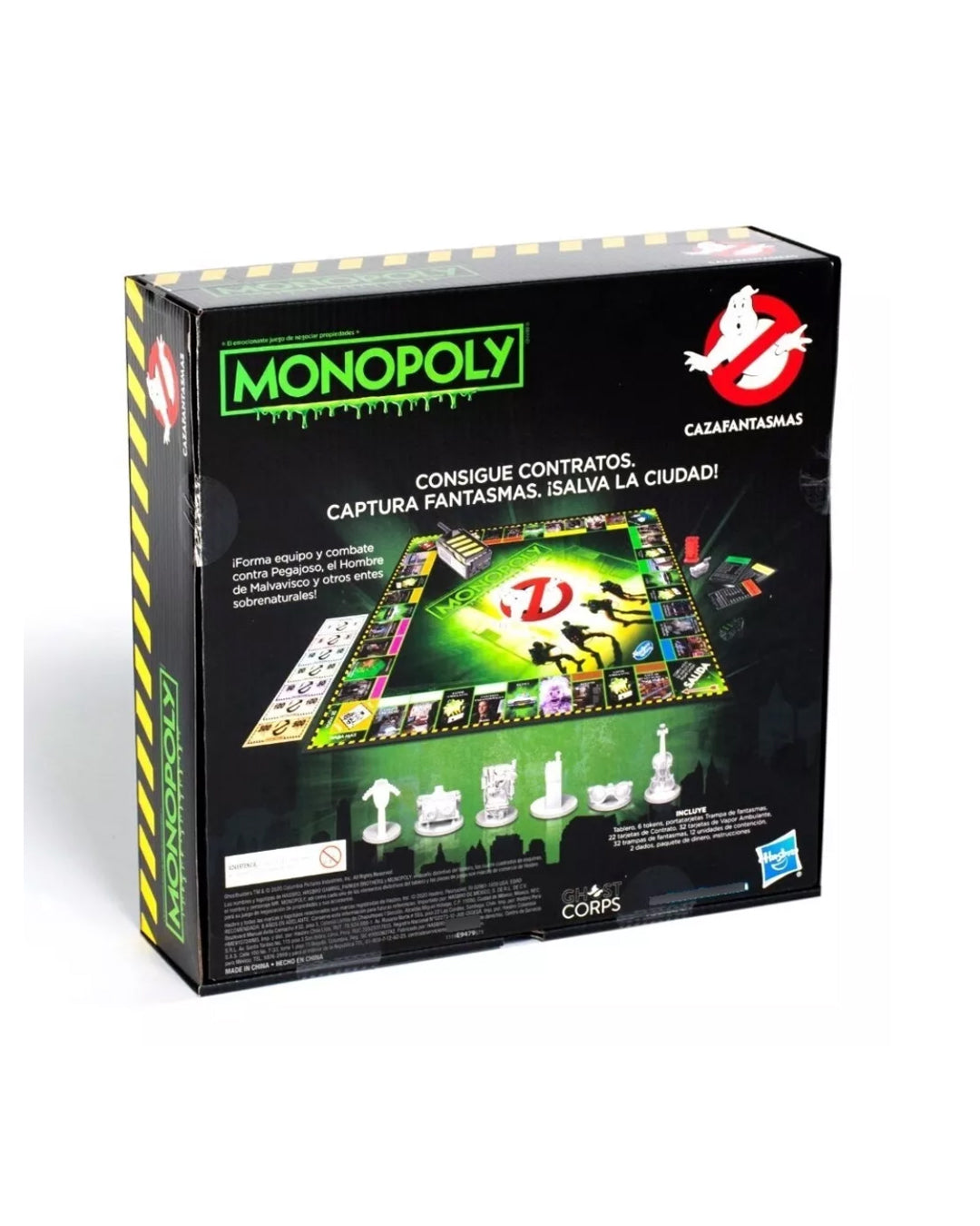 Hasbro Gaming Monopoly Cazafantasmas, juego de mesa edición temática basada en Ghostbusters, disponible en figuraschile.cl