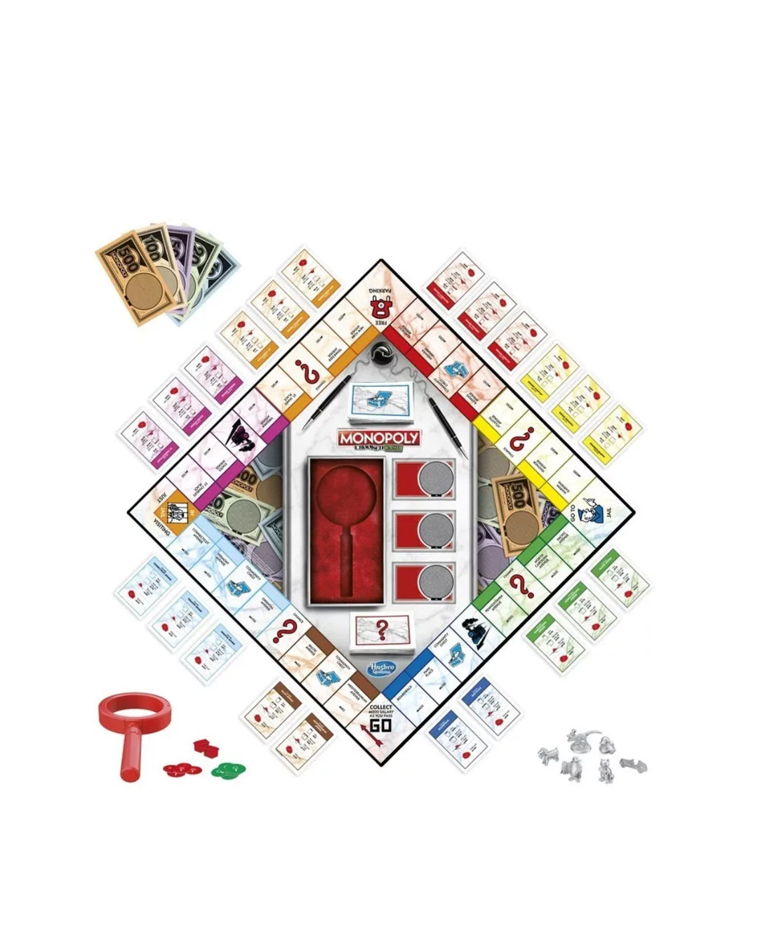 Hasbro Gaming Monopoly Decodificador, juego de mesa interactivo y estratégico, disponible en figuraschile.cl