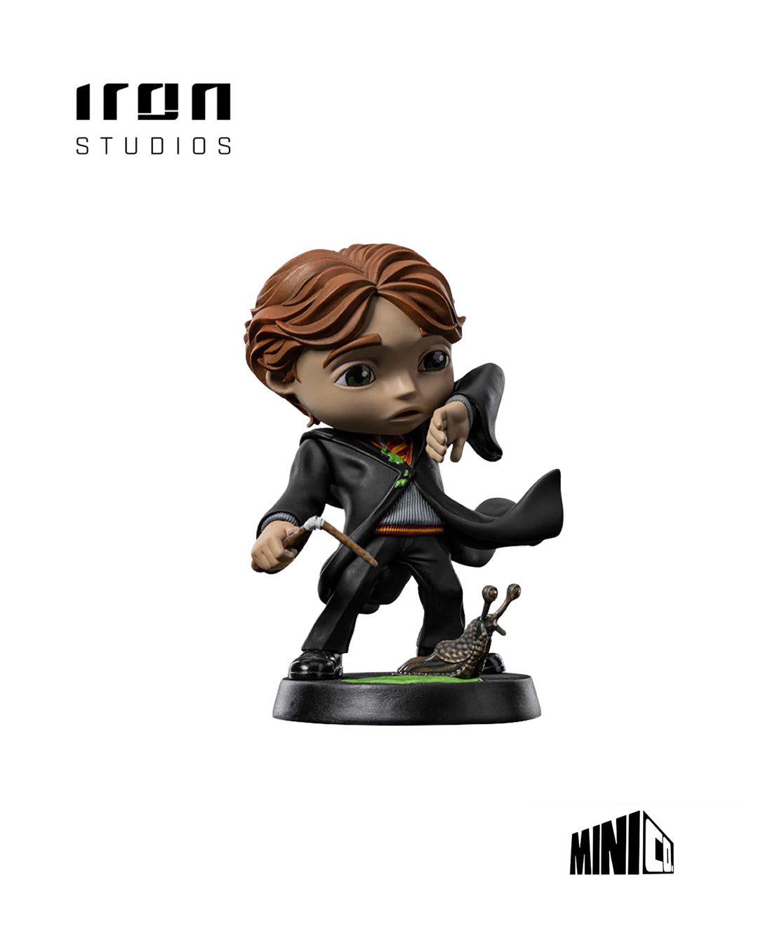Iron Studios Minico Harry Potter Ron Weasley Broken Wand, figura coleccionable de edición especial inspirada en la saga de Harry Potter. Disponible en figuraschile.cl