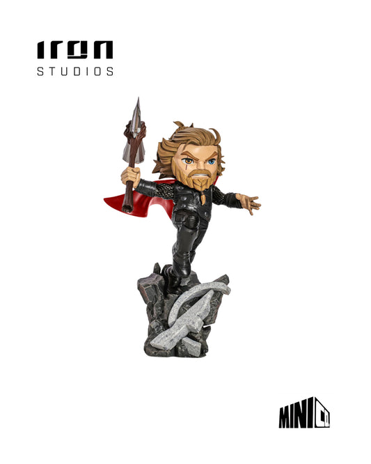 Iron Studios Minico Marvel Avengers Endgame Thor, figura coleccionable detallada del Dios del Trueno inspirada en la película Endgame. Disponible en figuraschile.cl