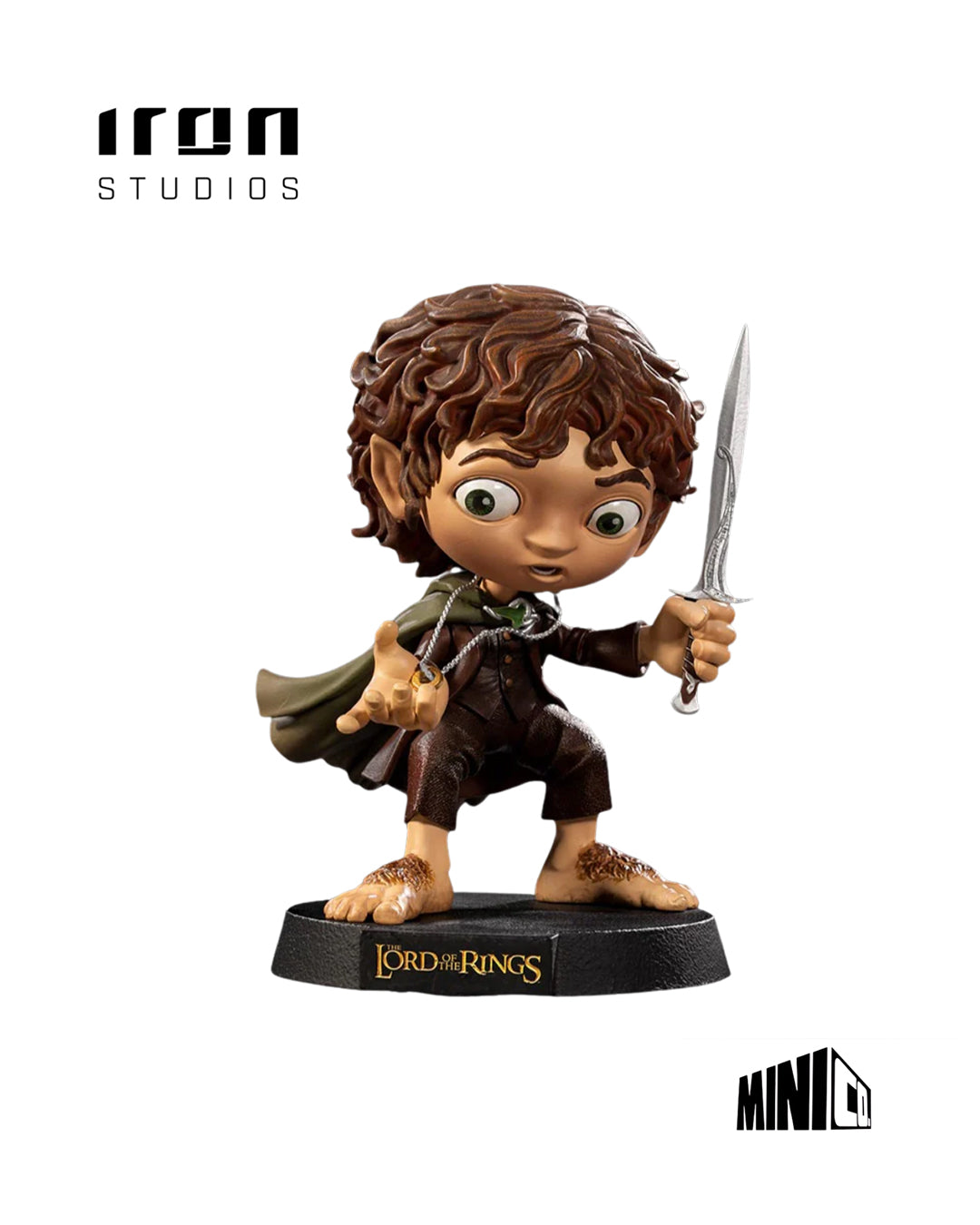 Iron Studios Minico The Lord of the Rings Frodo, figura coleccionable detallada del personaje Frodo Bolsón de la saga El Señor de los Anillos. Disponible en figuraschile.cl