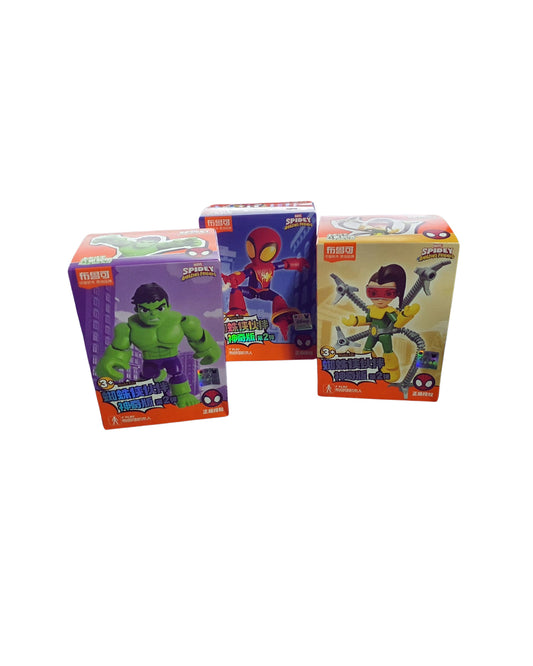 Figura Marvel Spidey and Amazing Friends en caja, detallada y coleccionable, disponible en figuraschile.com