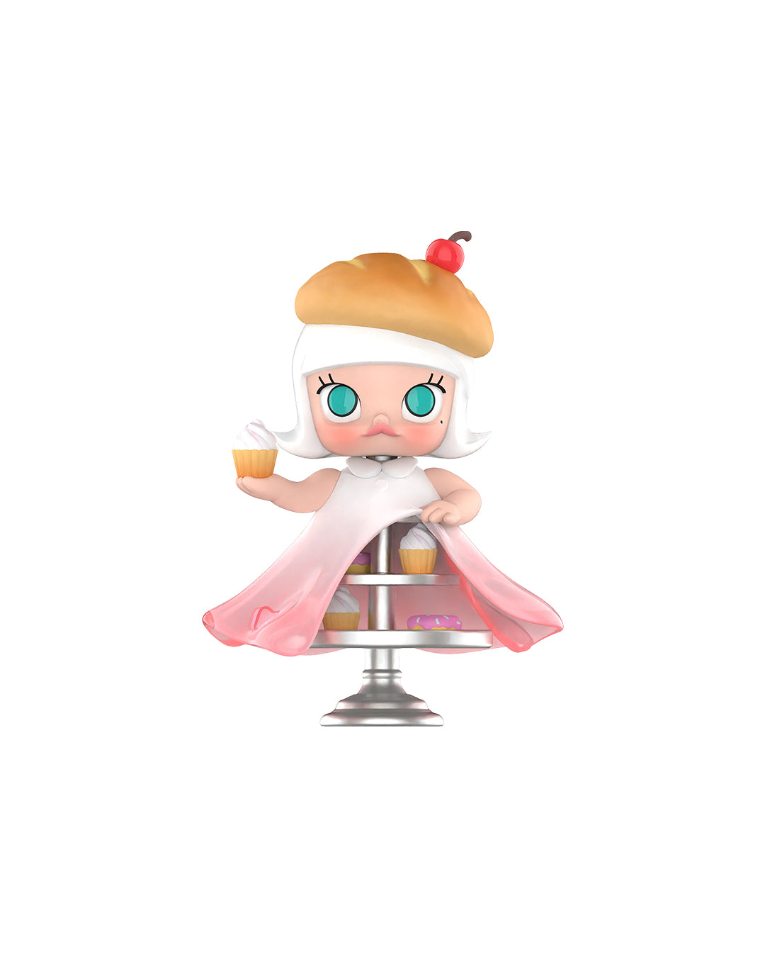 Figura sorpresa POP MART Molly Carb Lover Series Blind Box 5, con diseño de Molly y alimentos, disponible en figuraschile.com