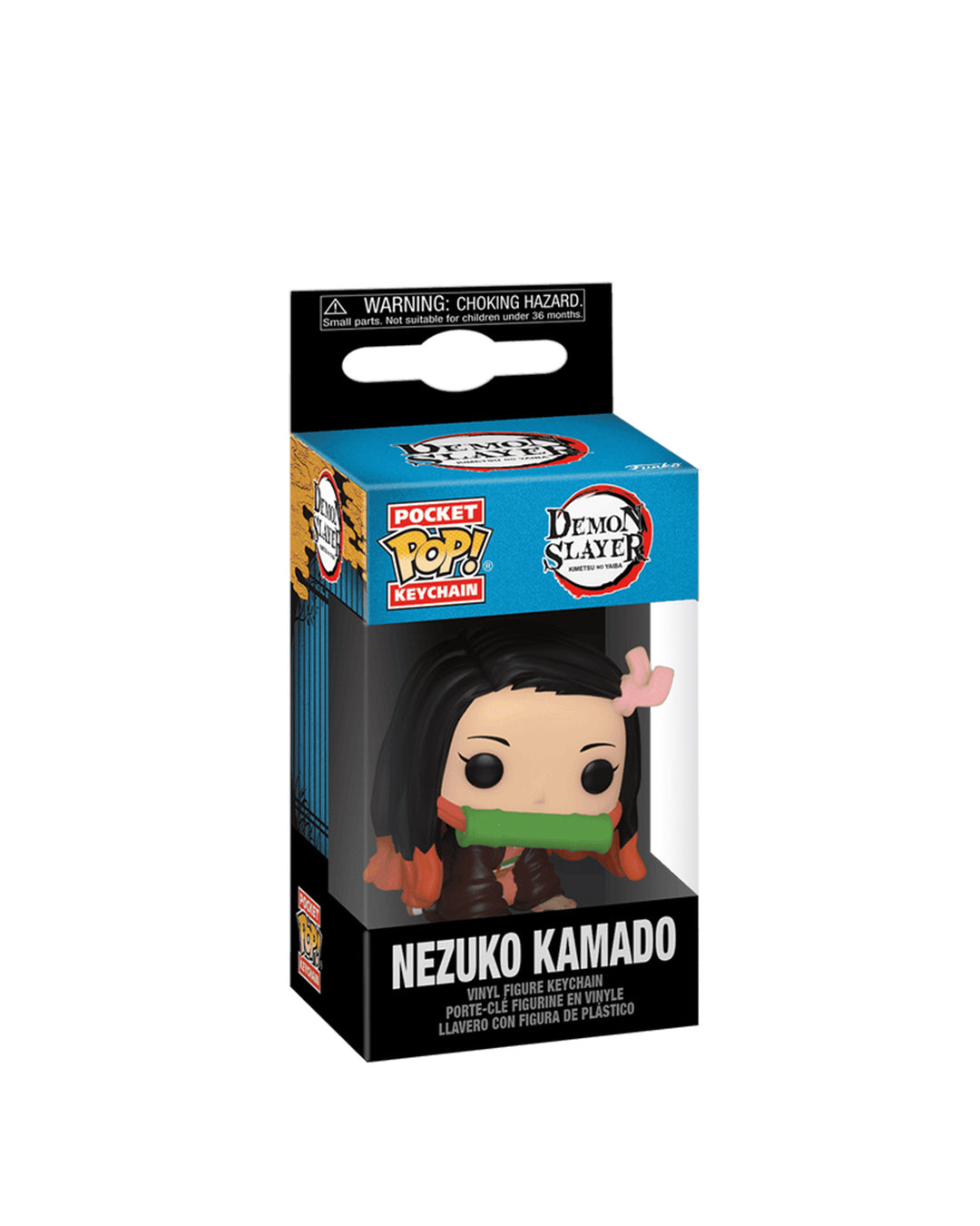 Llavero Pocket Pop! Keychain de Nezuko Kamado — figura coleccionable de Demon Slayer con diseño estilo Funko Pop. Disponible en figuraschile.cl