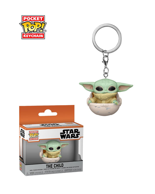 Pocket Pop Keychain Star Wars The Mandalorian The Child, llavero figura coleccionable del universo Star Wars, ideal para fans y coleccionistas. Disponible en figuraschile.cl