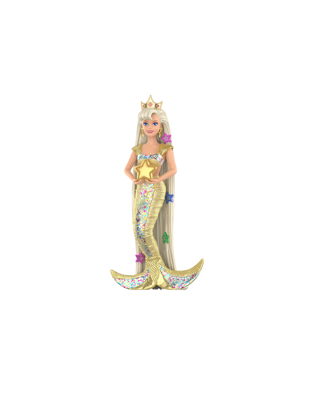 Figura Pop Mart Barbie Style Icon Series Jewel Hair Mermaid Barbie 1996 - www.figuraschile.com