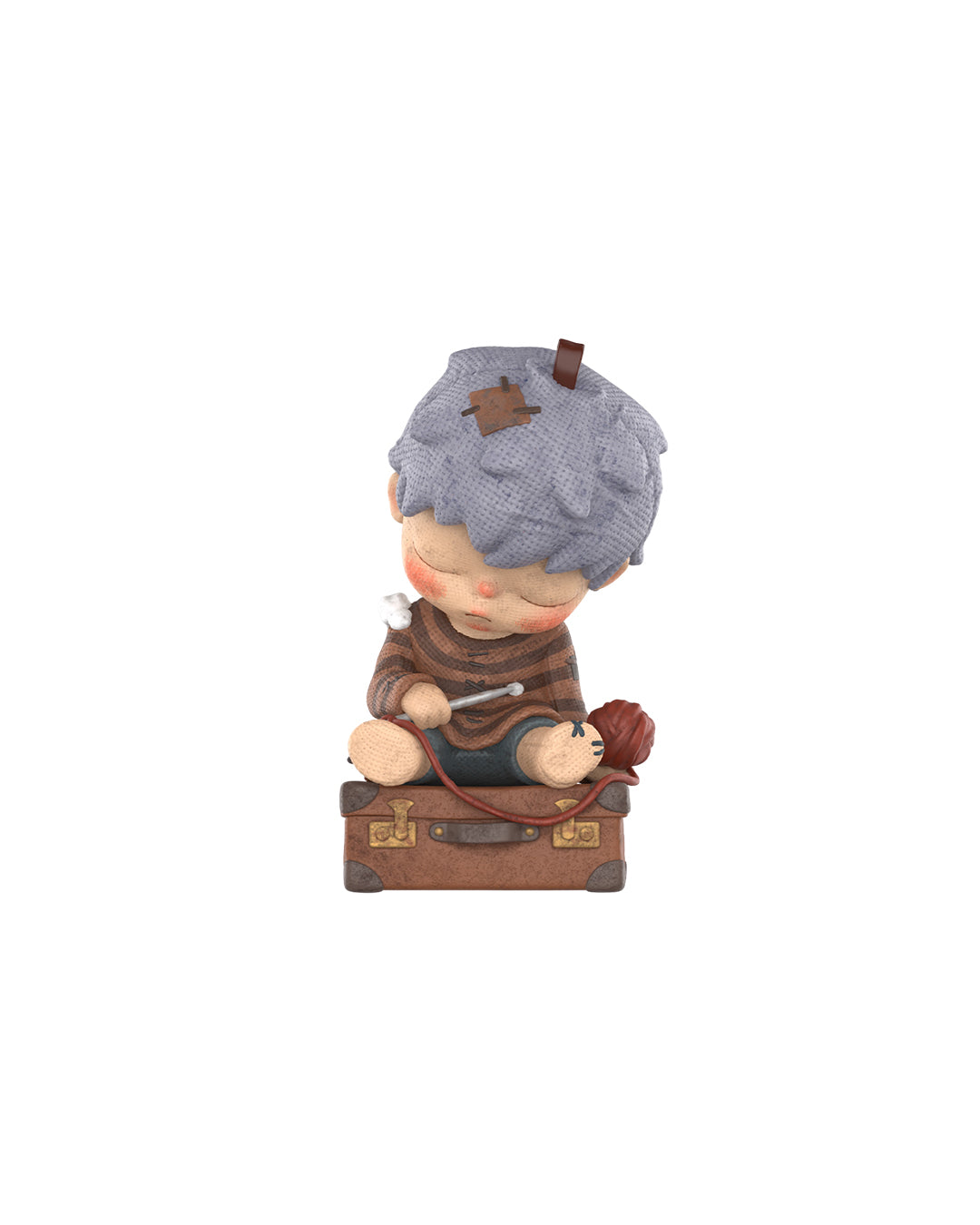 Pop Mart Hirono Rashape Healing, figura coleccionable de diseño artístico inspirada en tallado de madera, ideal para coleccionistas. Disponible en figuraschile.cl