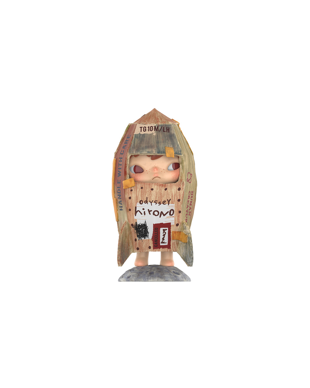 Pop Mart Hirono Rashape Voyage, figura coleccionable de diseño artístico inspirada en viajes, ideal para amantes del arte y coleccionistas. Disponible en figuraschile.cl