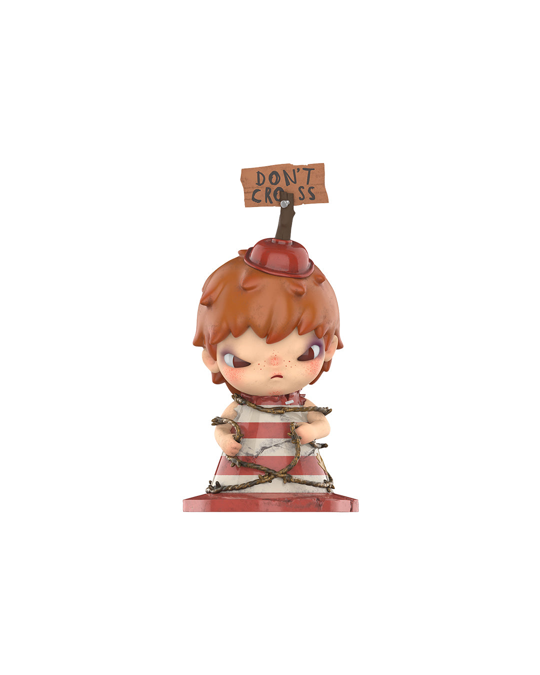 Figura coleccionable Pop Mart Hirono Shelter, diseño artístico urbano en vinilo, edición limitada disponible en Figuras Chile.