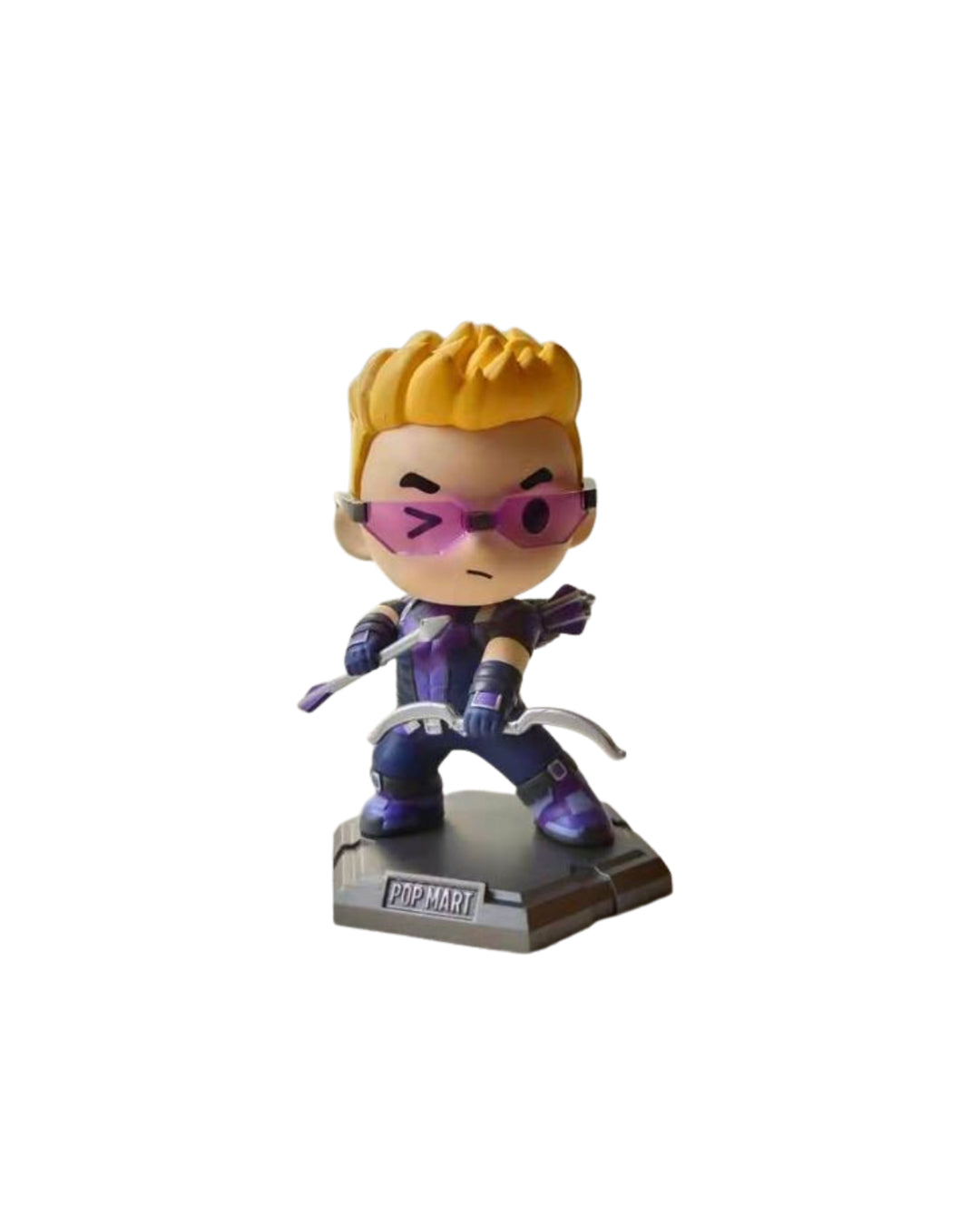 Pop Mart Marvel Avengers Blind Box Hawkeye, figura coleccionable sorpresa del arquero Hawkeye, ideal para fans del universo Marvel. Disponible en figuraschile.cl