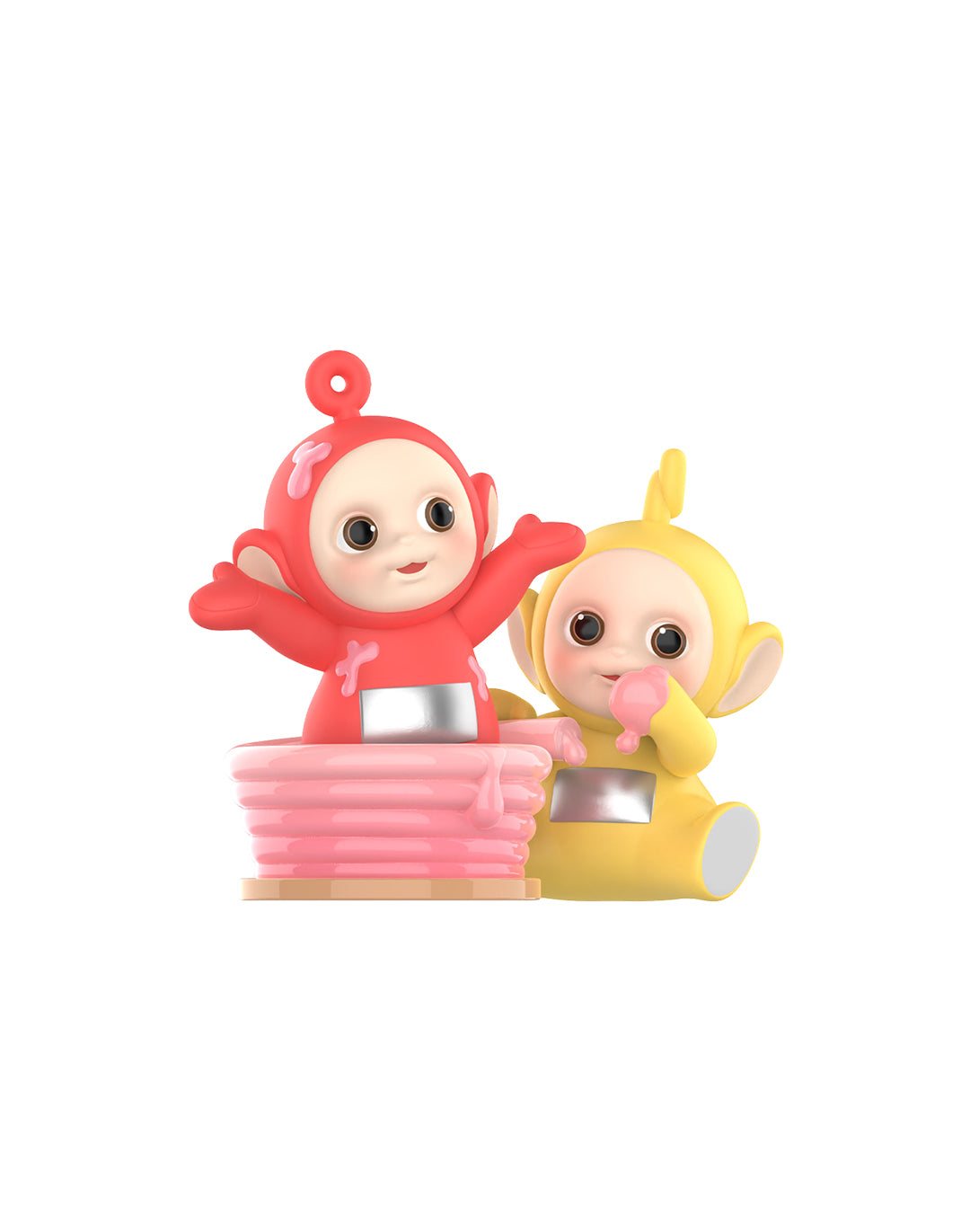 Figura POP MART Teletubbies Po & LaaLaa – diseño adorable y lleno de encanto, ideal para coleccionistas y fans de los Teletubbies; disponible en figuraschile.com