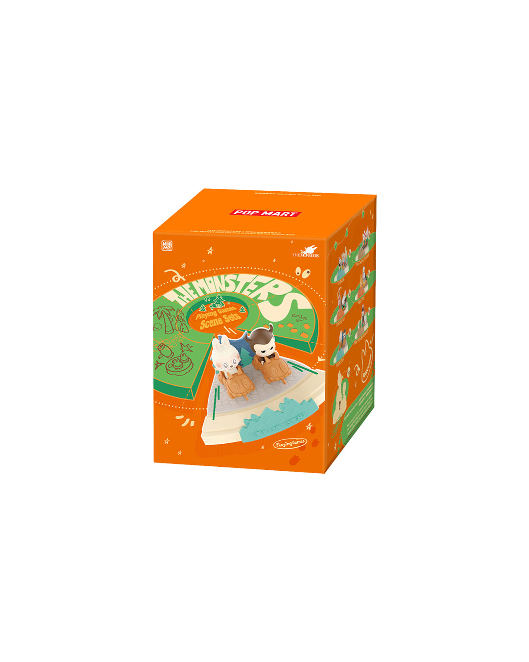 Set de la serie POP MART The Monsters Playing Game, figuras de colección con accesorios temáticos, disponible en Figuras Chile.