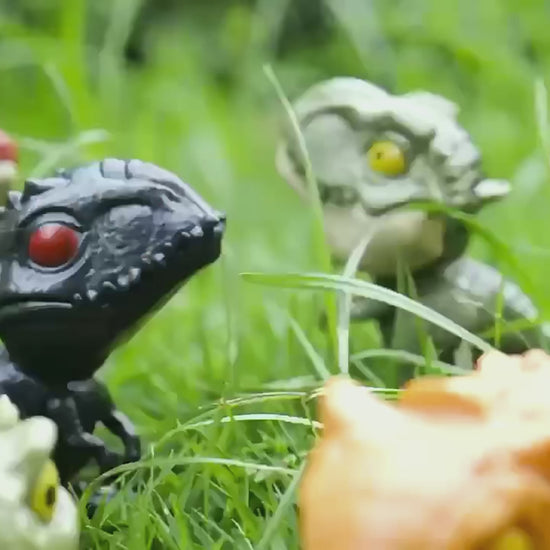 Video dinosaurios muerde dedos genéricos, figuras de juguete para niños, disponibles en figuraschile.cl