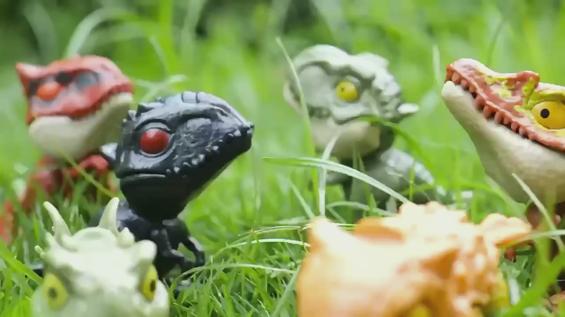 Video dinosaurios muerde dedos genéricos, figuras de juguete para niños, disponibles en figuraschile.cl