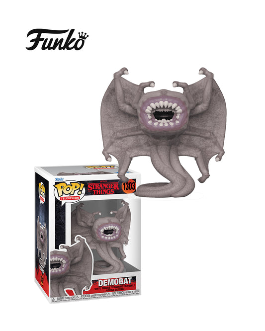 Figura Funko Pop! Stranger Things Demobat #1303 en caja, criatura de la serie Stranger Things, edición coleccionable disponible en Figuras Chile.