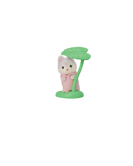 Figura Sylvanian Families Baby Forest Costume 6 – adorable figura de bebé con disfraz de bosque, perfecta para coleccionistas de Sylvanian Families; disponible en figuraschile.com
