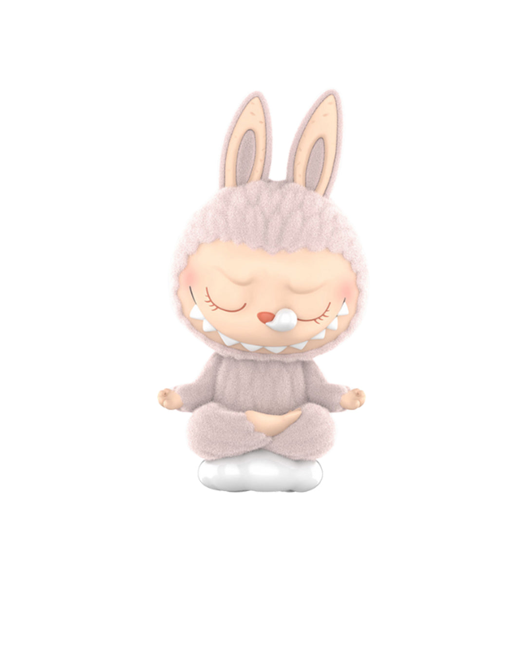 Figura The Monsters Lazy Yoga de Pop Mart – personaje en postura de descanso con una manta, parte de la serie de cajas sorpresa, disponible en FigurasChile
