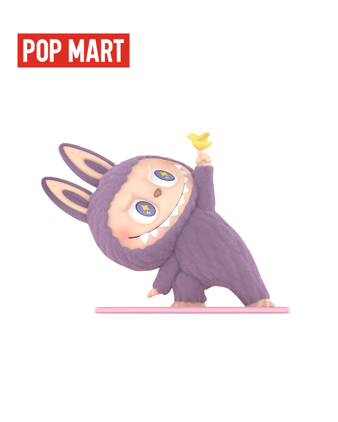 Figura de colección de yoga perezoso de la serie The Monsters de Pop Mart – caja sorpresa (vista frontal