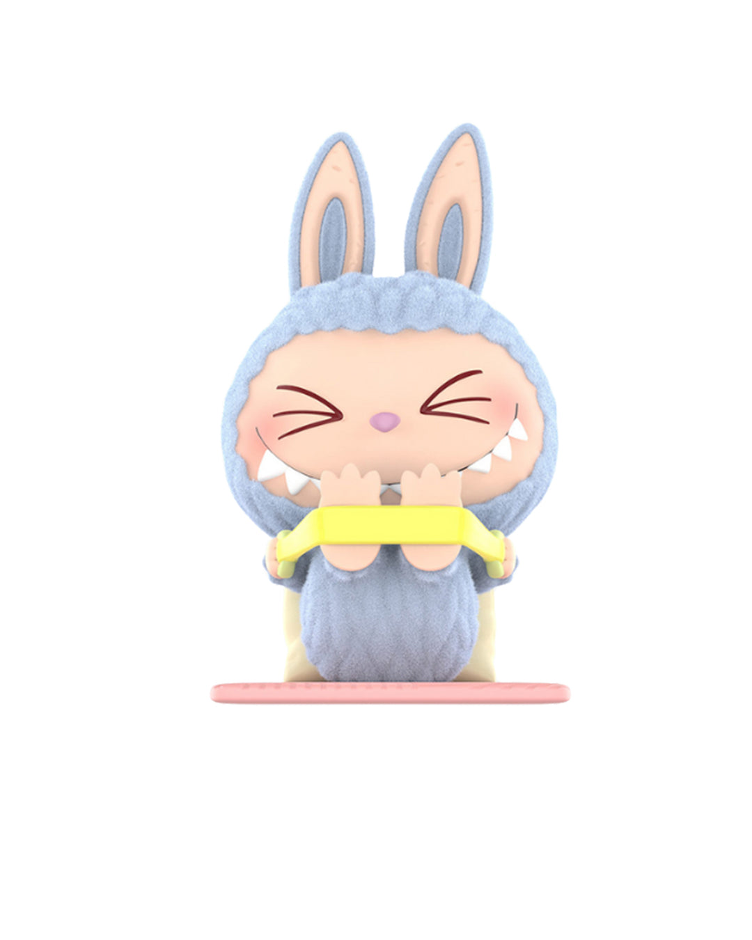 Figura The Monsters Lazy Yoga de Pop Mart – personaje estirándose en una postura relajante, parte de la serie de cajas sorpresa, disponible en FigurasChile